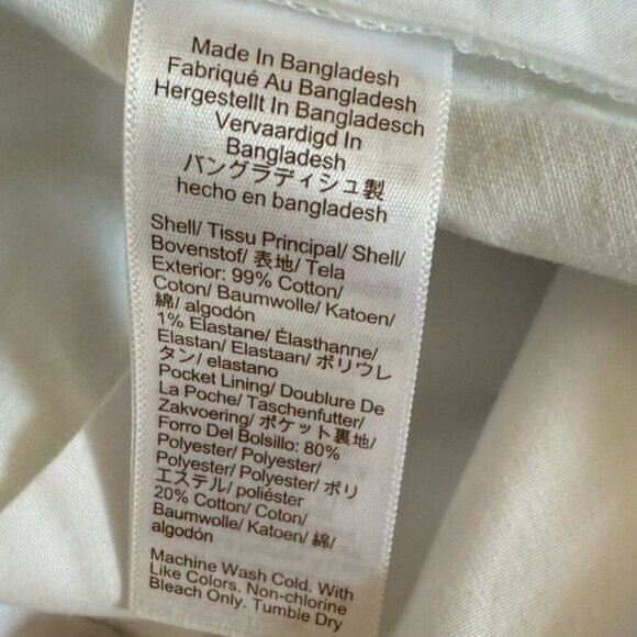 J. CREW Men’s 9” Flex Chino Shorts White NEW - Picture 5 of 7